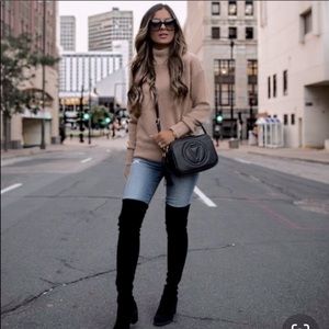 Black Sam Edelman over-the-knee boots
